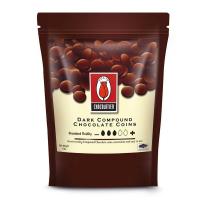 ราคา ยอดนิยม!! ทิวลิป ดาร์กคอมพาวด์ช็อกโกแลต ชนิดกระดุม 1 กิโลกรัม TULIP Dark Compound Chocolate Coins 1 kg (8113212601)