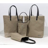 ราคา กระเป๋าผ้าลินิน สายหนัง สไตล์ญี่ปุ่น แบบสะพายไหล่ กระเป๋าใส่แก้วน้ำผ้าลินินญี่ปุ่น สายหนัง (3867065760)