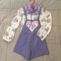 ราคา จั๊มสูทลายแมวน่ารัก พร้อมเสื้อตัวใน (1938531836)