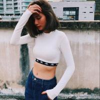 ราคา เสื้อครอป แต่งขอบ tommy และ kappa (2009580716)