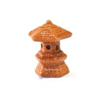 ราคา เซรามิคจิ๋วเจดีย์ทรงเก๋งจีนใช้ประดับตกแต่งสวน,สวนถาด,บ้านตุ๊กตาDollhouse-DIY (7136398267)