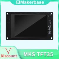 ราคา Makerbase MKS TFT35 V1.0 3.5 นิ้วหน้าจอสัมผัส 3d ชิ้นส่วนเครื่องพิมพ์แทรกการ์ด SD USB ดิสก์ด้านข้าง Wifi ควบคุม Preview Gcode (43928177293)