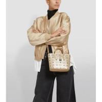 ราคา กระเป๋า MCM mini tote สีทอง Use like new (8815266338)