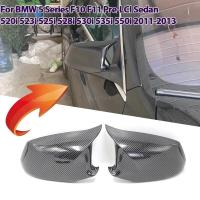 ราคา คุณภาพสูงกระจก M สไตล์รถด้านข้างกระจกมองหลังฝาครอบสําหรับ BMW 5 Series F10 F11 F18 Pre-LCI 2010 - 2013 (57102710253)