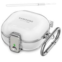 ราคา เคสใสสําหรับ Samsung Galaxy Buds fe/Buds 2 Pro/Galaxy Buds 2/Galaxy Buds Pro/Galaxy Buds Live พร้อม Safbety Lock และพวงกุญแจ (45052923813)