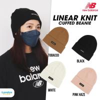 ราคา New Balance Collection หมวกบีนนี่ หมวกไหมพรหม NB UX Linear Knit Cuffed Beanie LAH33005 (1100) (19285516759)