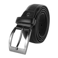 ราคา เข็มขัดหนังสุภาพบุรุษ Leather Men Belt (สีดำ) (929969759)