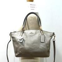 ราคา 2024 กระเป๋า COACH ของแท้ มือ 1 Coach 34493 COACH MADISON PEBBLE LEATHER KELSEY SHOULDER BAG Metall (27373615970)