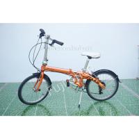 ราคา จักรยานพับได้ญี่ปุ่น - ล้อ 20 นิ้ว - มีเกียร์ - อลูมิเนียม - Dahon Route - สีส้ม [จักรยานมือสอง] (22042984463)