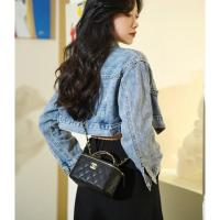 ราคา ชาแนล สินค้าใหม่ ฤดูใบไม้ผลิ ฤดูร้อน ชุด 〰-22ส ย้อนยุคโลหะตัวอักษรโลโก้จับกล่องยาวในตัวกระจกขนาดเล็กคาเวียร์ หนังวัว 〰 ️ พร้อมสต็อกยิงจริง (50503854512)