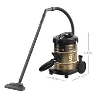 ราคา ฮิตาชิ เครื่องดูดฝุ่น ชนิดถังเก็บฝุ่น Drum รุ่น CV-950F 2100 วัตต์ สีแบล็ก CV-950F BK (28293660735)