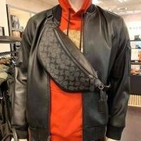 ราคา กระเป๋า COACH คาดอก คาดเอวชาย COACH WARREN BELT BAG IN SIGNATURE CANVAS แท้จาก USA (24939499945)