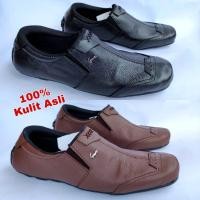 ราคา Crocodile Walang หนังแท้ Moccasin Mens Slip On Shoes (27865238669)