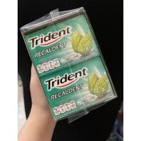 ราคา ‼️ถูกที่สุด‼️ หมากฝรั่ง Trident รสรีแคลเด้นท์ 1แพ็ค มี20แผง (14584710877)