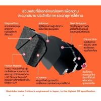 ราคา ผ้าเบรคหน้า Isuzu dmax new dmax mu7 mux ปี2002-2018 nisshinbo ceramic (54353371984)