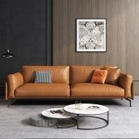 ราคา นอร์ดิกหนังแท้ห้องแผนกต้อนรับที่ทันสมัยธุรกิจโต๊ะกาแฟสํานักงานโซฟาอิตาลีที่เรียบง่ายสามที่นั่งสํานักงานหนังรวมกัน ค2พีบี (49851690098)