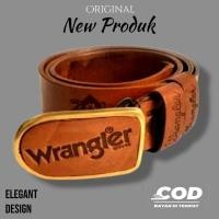 ราคา เข ็ มขัดหนังผู ้ ชาย/เข ็ มขัดหนังแท ้ (Wrangler 100 %Leather (28658004729)
