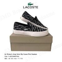 ราคา Lacoste รองเท้าผ้าใบ รุ่น Women's Jump Serve Slip Canvas Print Sneakers Code: 7-42CFA0007454 (21691774825)