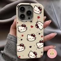 ราคา หนัง PU Hello Kitty เคสโทรศัพท์สําหรับ iTEL S25 Ultra S23 Plus S23 + POP 9 8 7 Pro Spark GO 1 Moto G55 G35 ปลอก Coquette Cladding Star กันกระแทกนุ่มปกหลัง (25593846422)
