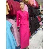 ราคา ชุดไทยจิตรลดาสีชมพูบานเย็นไหมอิตาลีเกรดเอ (26620943010)