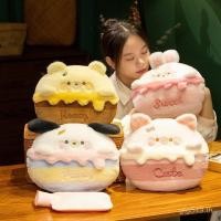 ราคา น่ารักสองในหนึ่งเดียวฤดูหนาวสัตว์เด็กของขวัญตุ๊กตาการ์ตูนมืออุ่นปกหัวใจอุ่นสาวเค้กมืออุ่นหมอน ดี้ (28343725977)