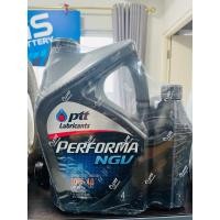 ราคา PTT ปตท เพอร์ฟอร์มา NGV น้ำมันเครื่อง เบนซิน กึ่งสังเคราะห์ 10W40 ขนาด 4+1 ลิตร (23678286874)