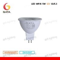 ราคา GATA หลอดไฟ LED MR16 5W 12V ขั้วGU5.3 แสงวอร์มไวท์ / แสงเดย์ไลท์ (49801164936)