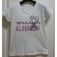 ราคา เสื้อยืดแขนสั้นสีขาว คอวี สกรีนลายด้านหน้า เลื่อน-ดู-ขนาด (33534036)