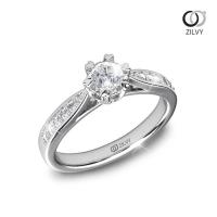 ราคา Zilvy - แหวนหญิงเพชรน้ำร้อย 0.30 กะรัต (GR1246) (11759072791)