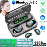 ราคา หูฟังบลูทูธไร้สาย สเตอริโอ เสียงชัด HD Voice TWS Wireless Bluetooth V5.3 Headset Earphone Earbud TWS หูฟังไร้สายบลูทู ธ (25508368307)