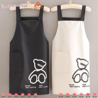 ราคา HGOUGVT ผ้ากันเปื้อนครัวกันน้ําพร้อมกระเป๋าผ้ากันเปื้อนทําอาหาร, ผ้ากันเปื้อนผู้ใหญ่พิมพ์ลายหมีกันน้ํามันบ้านกาแฟ, ร้านอาหาร, ร้านตัดผม (41152202346)