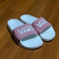 ราคา Vans SLIDE ON V7588S รองเท้าผ้าใบสีชมพูสไตล์ญี่ปุ่น (4489645455)