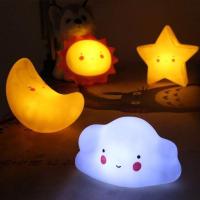 ราคา พร้อมส่ง โคมไฟตั้งโต๊ะ โคมไฟ LED สำหรับตกแต่งห้อง รูปดาว พระจันทร์ พระอาทิตย์ ก้อนเมฆ (14649397251)