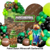 ราคา MINECRAFT GARLAND 68SP แพ็คเกจลูกโป่ง / ตกแต่งลูกโป่ง Minecraft (50502515699)