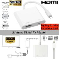 ราคา 8 pin Lightning To HDMI/HDTV AV TV Cable Adapter 1080P For Apple iPhone 7 7S plus 6 6S Plus 5S iPad Mini iPad Air (5061081478)