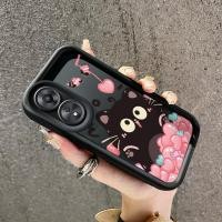 ราคา เคสสำหรับ OPPO A78 เคสป้องกันรูปแมวดำน่ารักพร้อมเคสโทรศัพท์ซิลิโคนนิ่ม (29113961904)