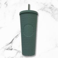 ราคา [ใหม่!] Starbucks Green Bling Cold Cup 24oz / Starbucks studded cold cup (แก้วหนามสีเขียว) (10820322731)