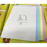 ราคา กระดาษสี Uni S-39 A4 40 แผ่น (คละสีอ่อน) / Kertas Warna A4 40 ไหล (สีการบูร) (23168966904)