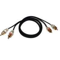 ราคา R005KSH NKE AUDIO สายสัญญาณเสียง1เมตร Professional Audio Link Cable RCAFemale to RCA Male (Black) (62394231)
