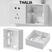 ราคา ไทยลีอา‌ กล่องซ็อกเก็ตสวิตช์, กล่องติดตั้งสวิตช์ประเภท พีวีซี 86, กล่องติดตั้งภายนอก 33/50 มม. (47755124196)