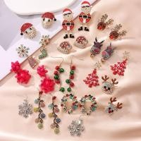 ราคา ต่างหูไม่สมมาตรเกล็ดหิมะคริสต์มาสข้ามพรมแดนยุโรปและอเมริกาต่างหูรองเท้าหมวกคริสต์มาสต่างหูหรูหรา (26006737527)