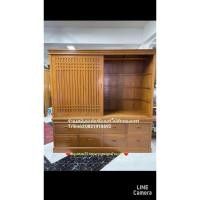 ราคา ตู้เสื้อผ้าไม้สักทอง (42809239950)