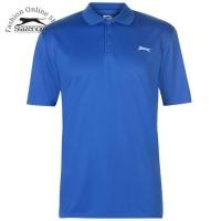 ราคา เสื้อยืดกอล์ฟผู้ชาย Slazenger Solid Polo ไซส์ยุโรป (สีน้ําเงิน) (44754189618)