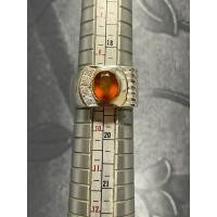 ราคา แหวนเงินสเปกซาร์ไทต์โกเมนสีส้มแมนดารินพลอยดิบ (27238184079)