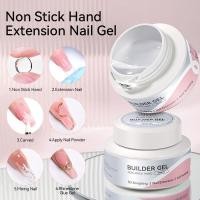 ราคา BORN PRETTY 60g Clear Non-Stick Hand Extension Gel ยาทาเล็บสําหรับ 3D Shaping Nail Art Solid Milky Jelly Hard Gel สําหรับเล็บปลอม (41756410694)