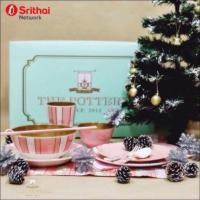 ราคา [พร้อมส่ง*]ชุดจานชามศรีไทยซุปเปอร์แวร์ ตรานกเพนกวิน เมลามีน 9ชิ้น The Potters (317847345)