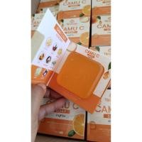 ราคา 1 ก้อน : 98 บาท สบู่ล้างหน้า CAMU C คามู คามู วิตามินซี เปลือกส้ม ว่านหางจรเข้ โปรตีนหอยทาก (43664325666)