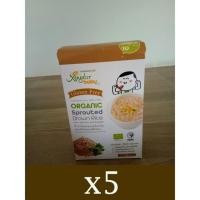 ราคา โจ้กข้าวกล้องงอกออร์แกนิค ผสมผักโขม และฟักทอง (5 กล่อง) 5 ซอง x 16 g (1676406671)