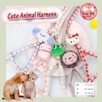 ราคา สายจูงสัตว์เลี้ยง สายจูงแมว Cute Animal Harness สก็อตติช โฟลด์ เปอร์เซีย สีสวาด ขาวมณี สุนัข หมา (4441629828)