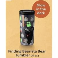 ราคา #แก้วสตาร์บัคhalloween เรืองแสง ลาย cutecute พรัอมถุงผ้า และที่รองแก้ว (11155735365)